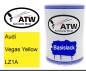 Preview: Audi, Vegas Yellow, LZ1A: 500ml Lackdose, von ATW Autoteile West.